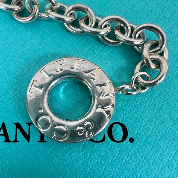 🔴Authentic TIFFANY & CO Sterling Silver Toggle Link Bracelet 🔴 - Picture 5 of 7